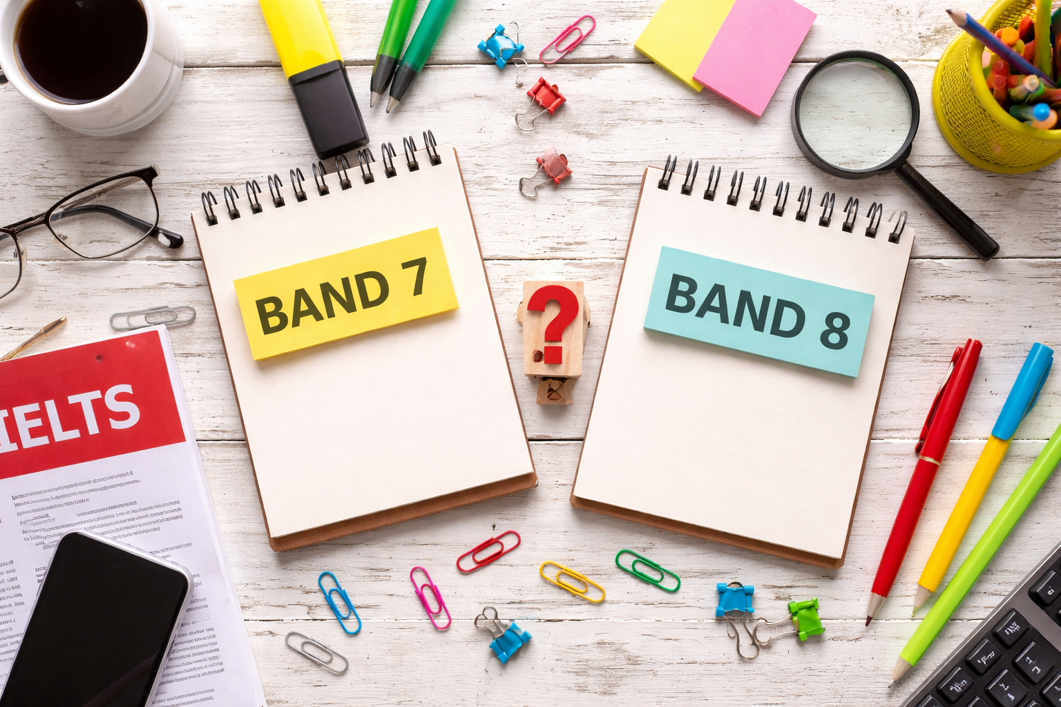 تفاوت Band 7 و Band 8 چیست؟